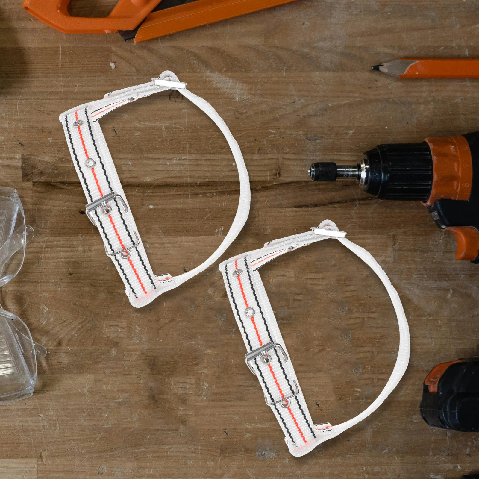 2Pcs Reliable Pole Climbing Heel Straps Reinforced Design for Electricians Linemen Improved Balance Non-Slip Climbing Support
2Pcs Reliable Pole Climbing Heel Straps Reinforced Design for Electricians Linemen Improved Balance Non-Slip Climbing Support