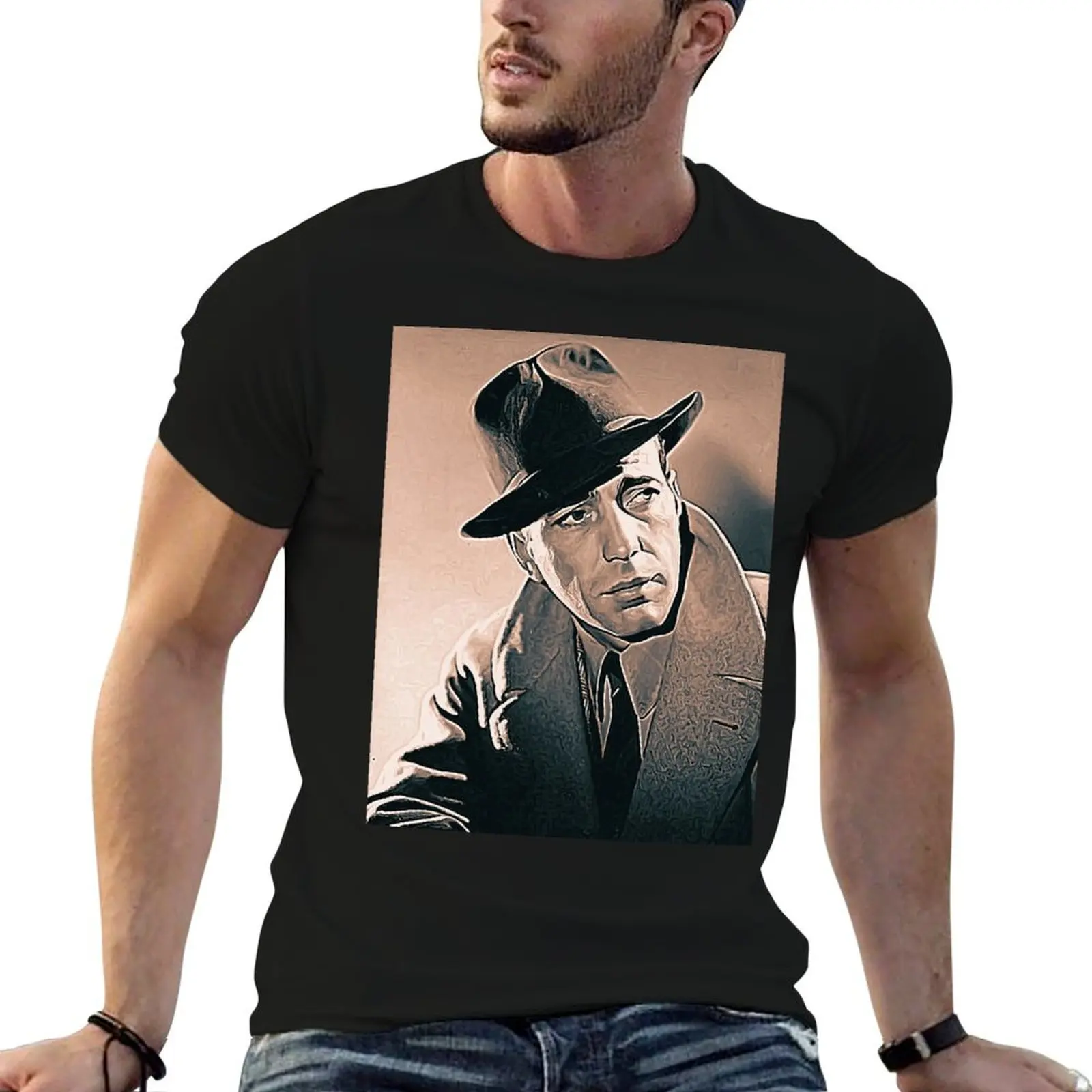 Humphrey Bogart Art - vintage painting - D55 T-Shirt printed t shirts for man t shirts cotton 100% man t shirts graphic T-shirt
Humphrey Bogart Art - vintage painting - D55 T-Shirt printed t shirts for man t shirts cotton 100% man t shirts graphic T-shirt