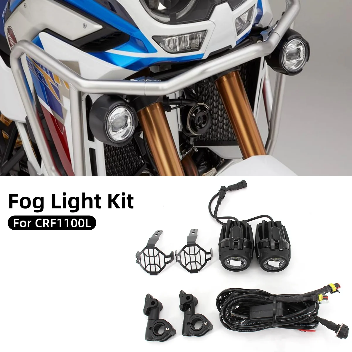 Motorcycle Accessories LED Auxiliary Light Fog Lights Foglight For HONDA CRF 1100 L CRF 1100L CRF1100L Africa Twin Driving Lamps
Motorcycle Accessories LED Auxiliary Light Fog Lights Foglight For HONDA CRF 1100 L CRF 1100L CRF1100L Africa Twin Driving Lamps