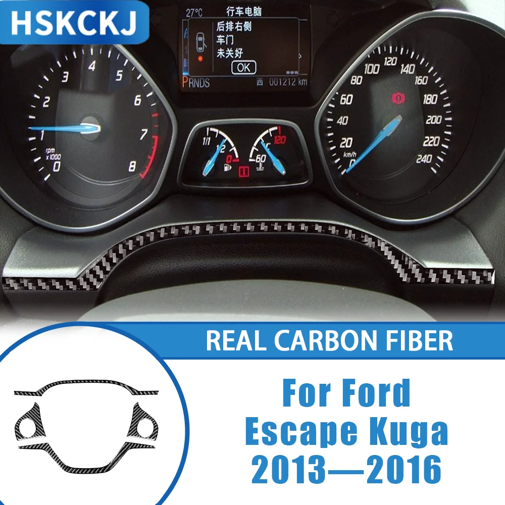 For Ford Escape Kuga 2013—2016 Car Accessoreis Carbon Fiber Steering Wheel Button & Chin Strip Interior Cover Trim Sticker 4 Pcs
For Ford Escape Kuga 2013—2016 Car Accessoreis Carbon Fiber Steering Wheel Button & Chin Strip Interior Cover Trim Sticker 4 Pcs