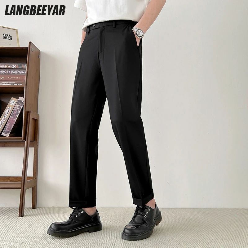 Top Grade WOOL Anti-pilling New Brand Casual Street Style Fashion Straight Baggy Long Pants Korean Trousers Men's Clothing
Top Grade WOOL Anti-pilling New Brand Casual Street Style Fashion Straight Baggy Long Pants Korean Trousers Men's Clothing