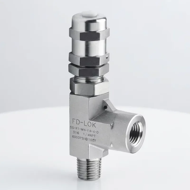 Adjustable High Pressure Safety Relief Valve 316 Stainless Steel 50-6000psig for Liquid & NPT/BSPT/ISO End Connections
Adjustable High Pressure Safety Relief Valve 316 Stainless Steel 50-6000psig for Liquid & NPT/BSPT/ISO End Connections