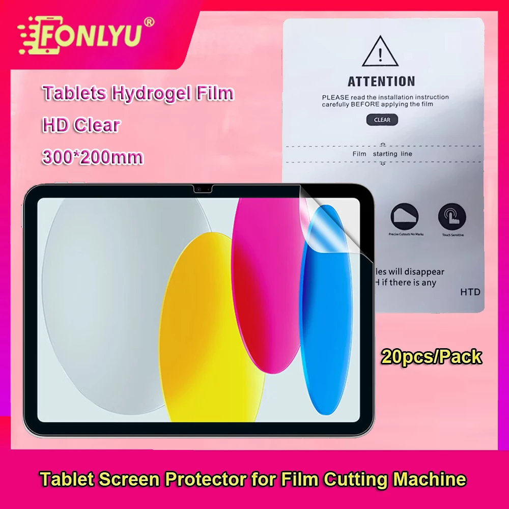 FONLYU 20 шт. универсальная пленка для планшетов гидрогелевая защитная пленка для экрана для iPad Air 200*300 мм HD прозрачные пленки для резки
FONLYU 20 шт. универсальная пленка для планшетов гидрогелевая защитная пленка для экрана для iPad Air 200*300 мм HD прозрачные пленки для резки