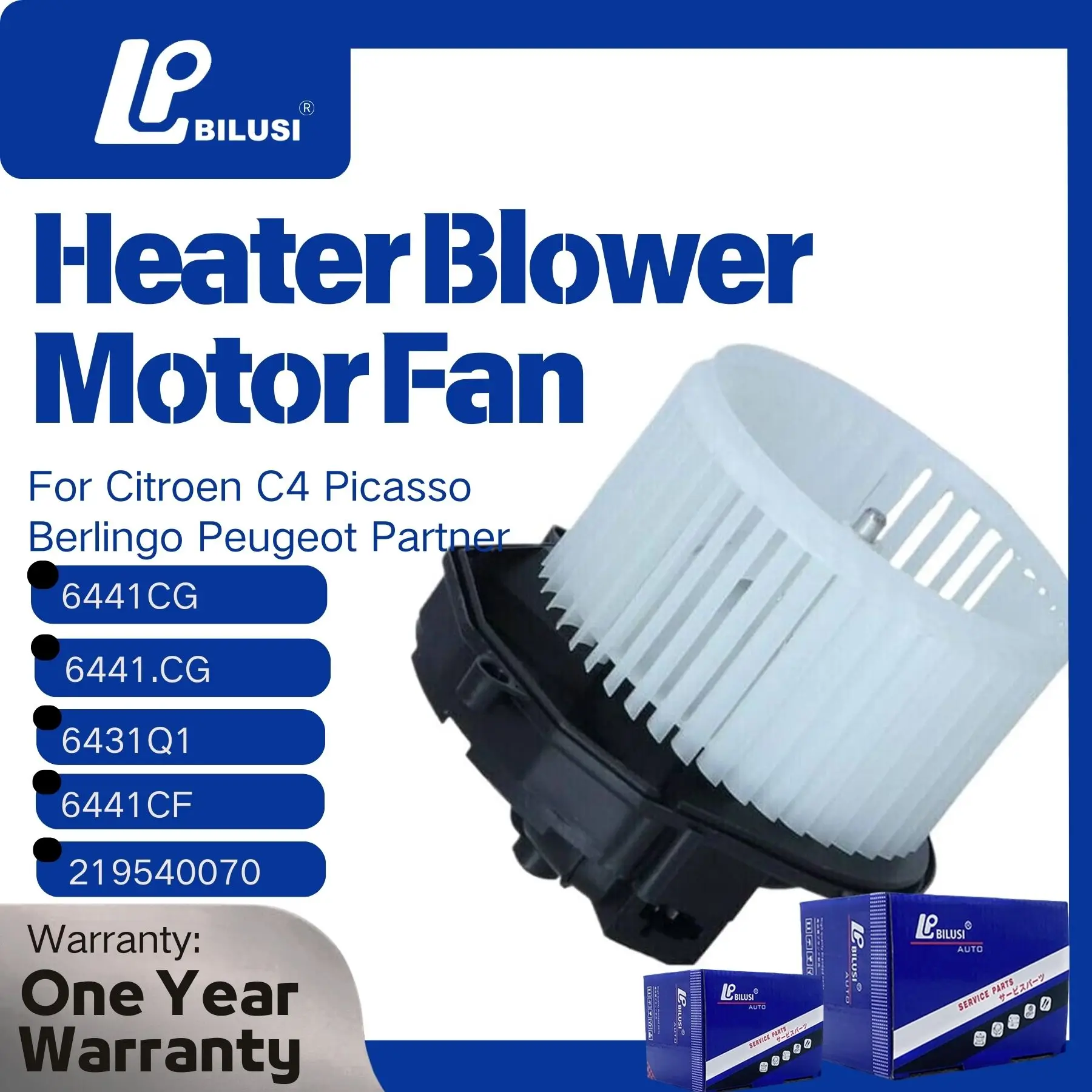 Вентилятор отопителя (мотор вентилятора) для CITROEN BERLINGO MULTISPACE C4 GRAND PICASSO I PEUGEOT PARTNER TEPEE 6441CF 219540070 6441CG 6441.CG
Вентилятор отопителя (мотор вентилятора) для CITROEN BERLINGO MULTISPACE C4 GRAND PICASSO I PEUGEOT PARTNER TEPEE 6441CF 219540070 6441CG 6441.CG