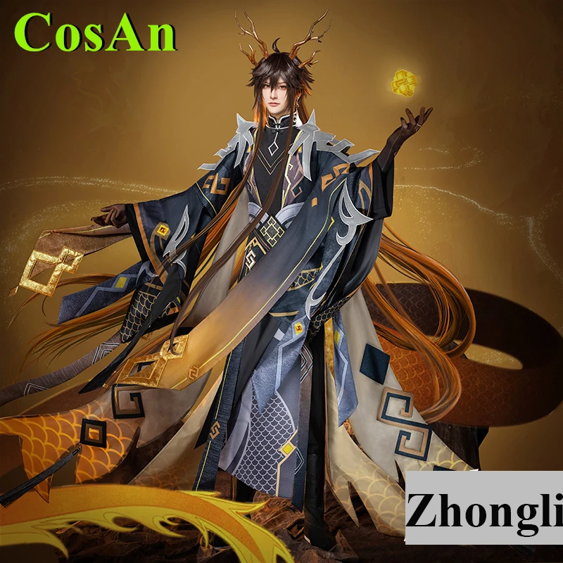 CosAn Game Genshin Impact Zhongli Cosplay Costume Ancient Costume Handsome Uniform Full Set Activity Party Role Play Clothing
CosAn Game Genshin Impact Zhongli Cosplay Costume Ancient Costume Handsome Uniform Full Set Activity Party Role Play Clothing