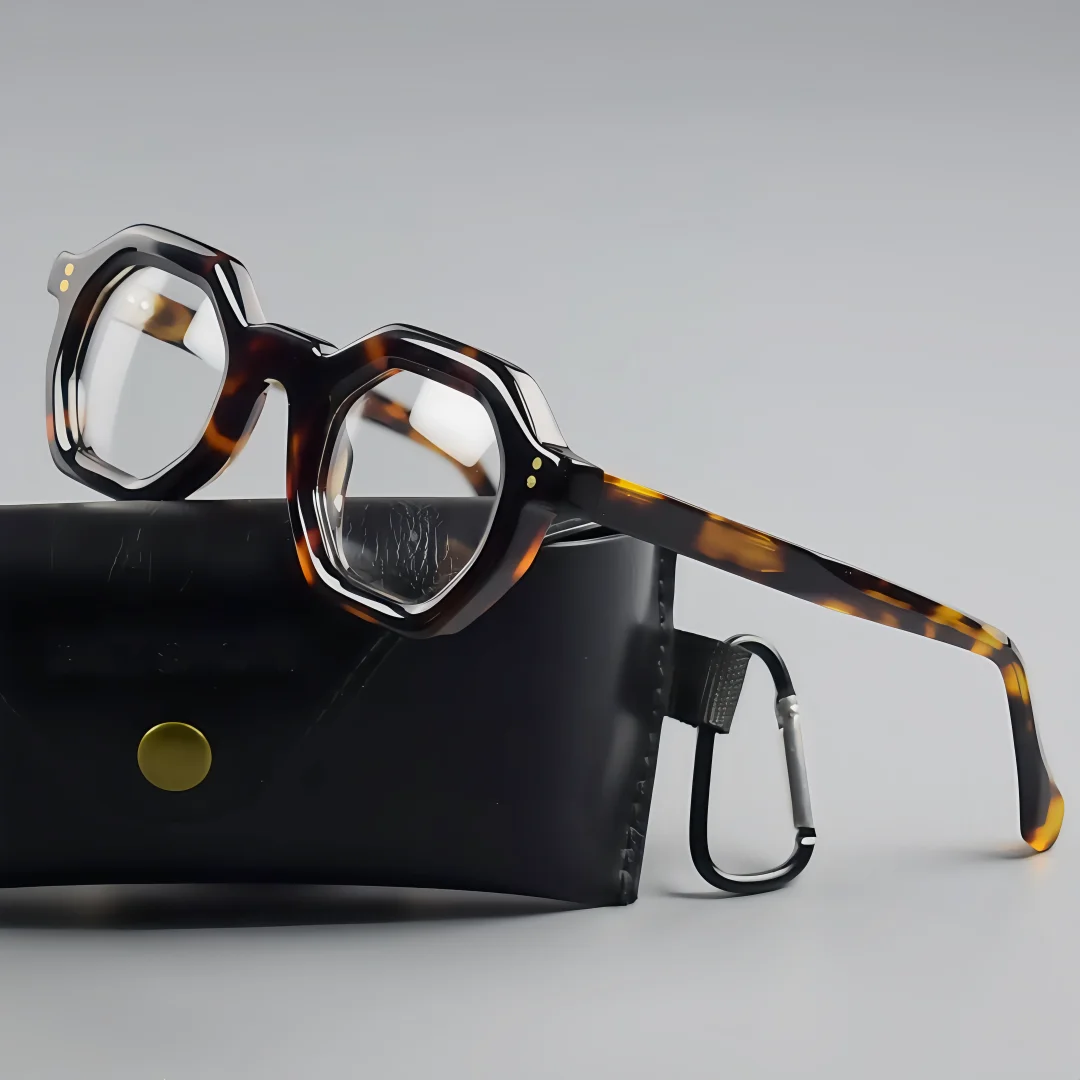 BETSION Vintage Irregular Acetate Eyeglasses Frame Men Women 44mm Retro Eyewear Frames Clear Lens Eyeglasses
BETSION Vintage Irregular Acetate Eyeglasses Frame Men Women 44mm Retro Eyewear Frames Clear Lens Eyeglasses