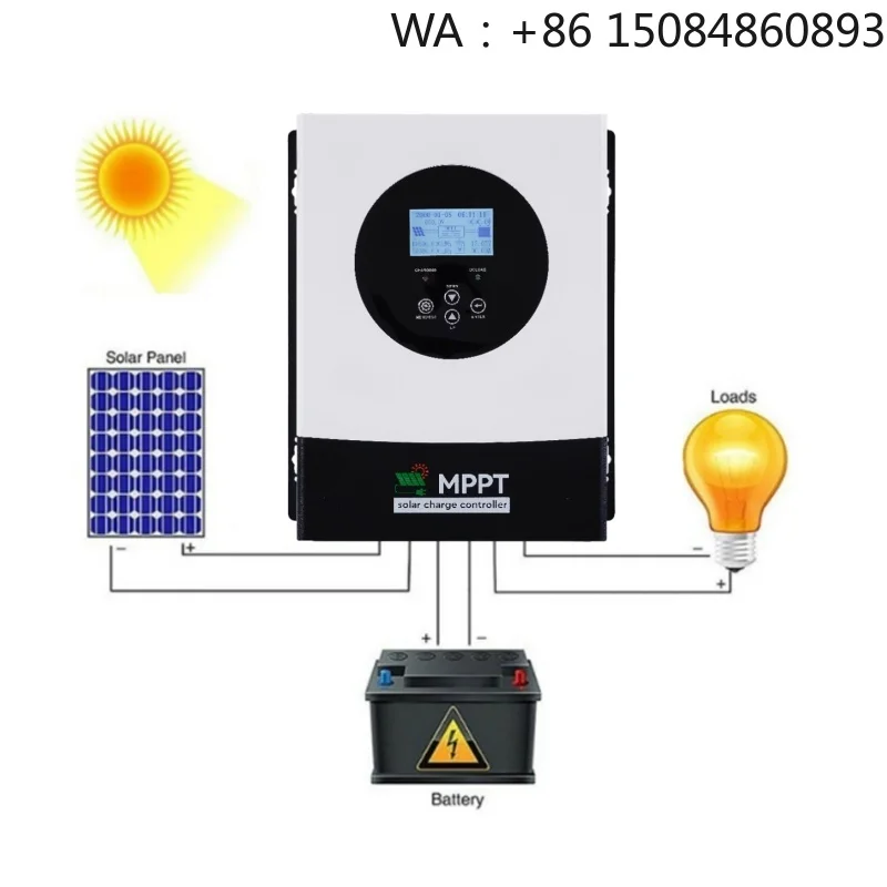 3600W 48V Hybrid Solar Inverter, Solar Accessories, Full Protection MPPT Design, LCD Display Wall Mount Solar Power Equipment
3600W 48V Hybrid Solar Inverter, Solar Accessories, Full Protection MPPT Design, LCD Display Wall Mount Solar Power Equipment