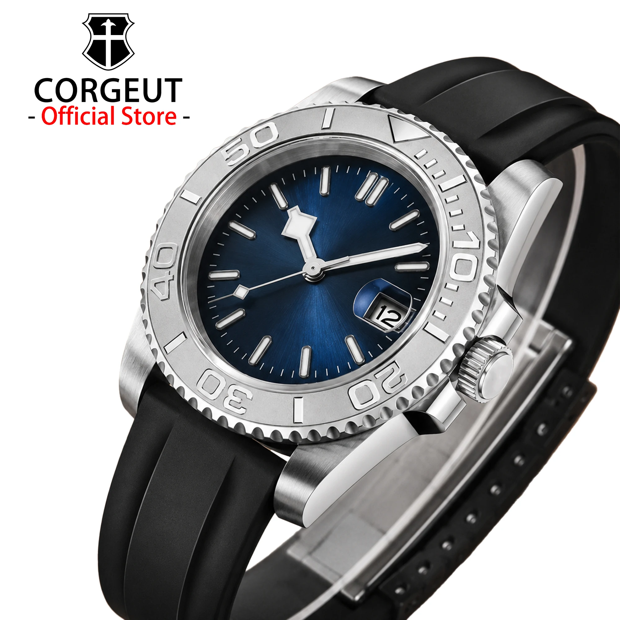 CORGEUT OFFICIAL High-end Automatic Waterproof Mechanical Luxury Brand 40mm Men's Watches NH35 Movement BGW9 Luminous Reloj Homb
CORGEUT OFFICIAL High-end Automatic Waterproof Mechanical Luxury Brand 40mm Men's Watches NH35 Movement BGW9 Luminous Reloj Homb