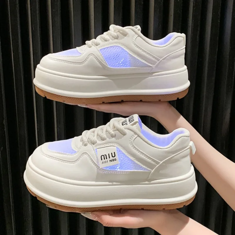 2025 New Elevator Sneakers Hollow Out Flats Breathable Mesh Platform Sneakers Women Chunky Sole Summer White Casual Shoes
2025 New Elevator Sneakers Hollow Out Flats Breathable Mesh Platform Sneakers Women Chunky Sole Summer White Casual Shoes