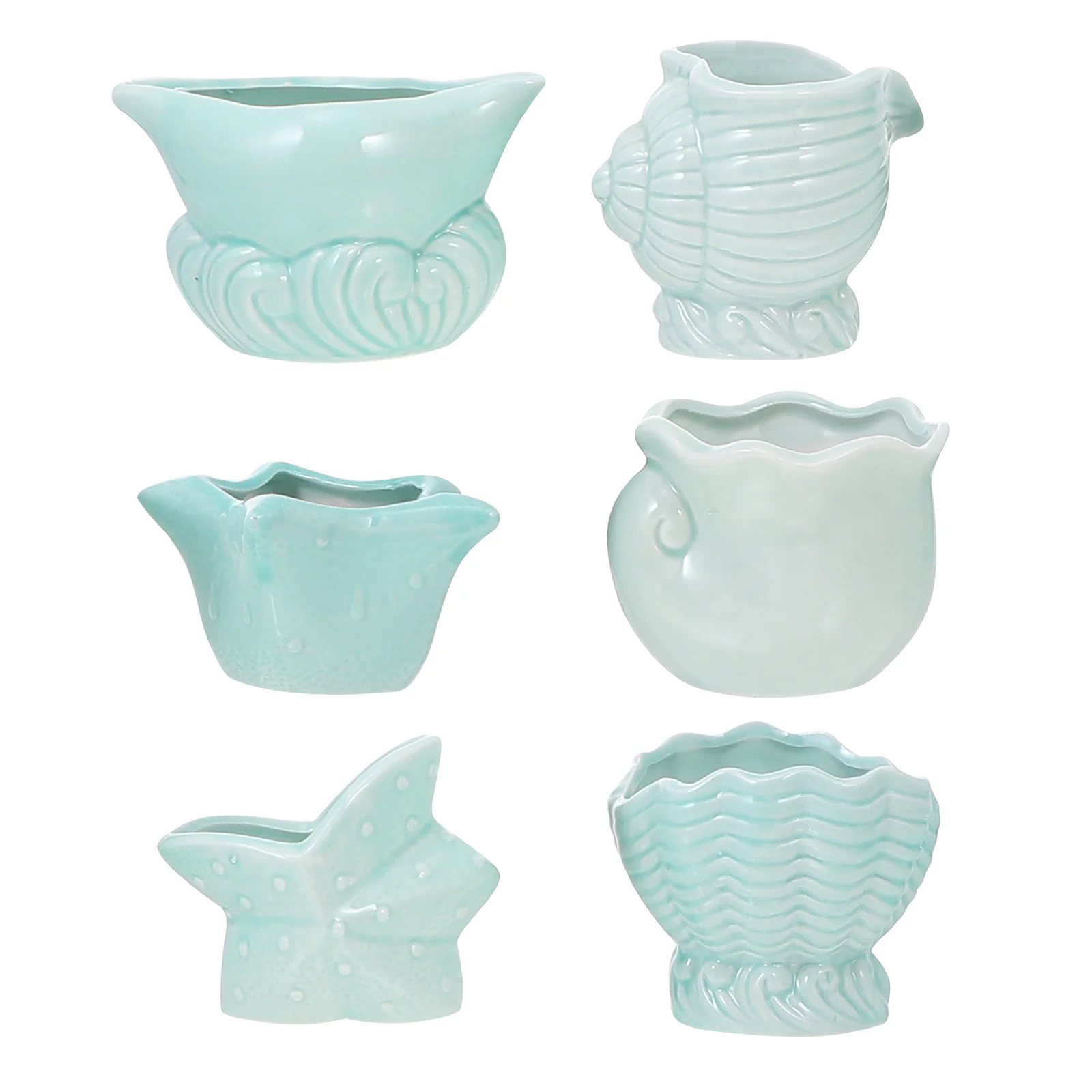 Sea Plant Pots Decorative Planter Bonsai Succulent Ceramic Flower Small Flowerpot Fleshy Planters
Sea Plant Pots Decorative Planter Bonsai Succulent Ceramic Flower Small Flowerpot Fleshy Planters