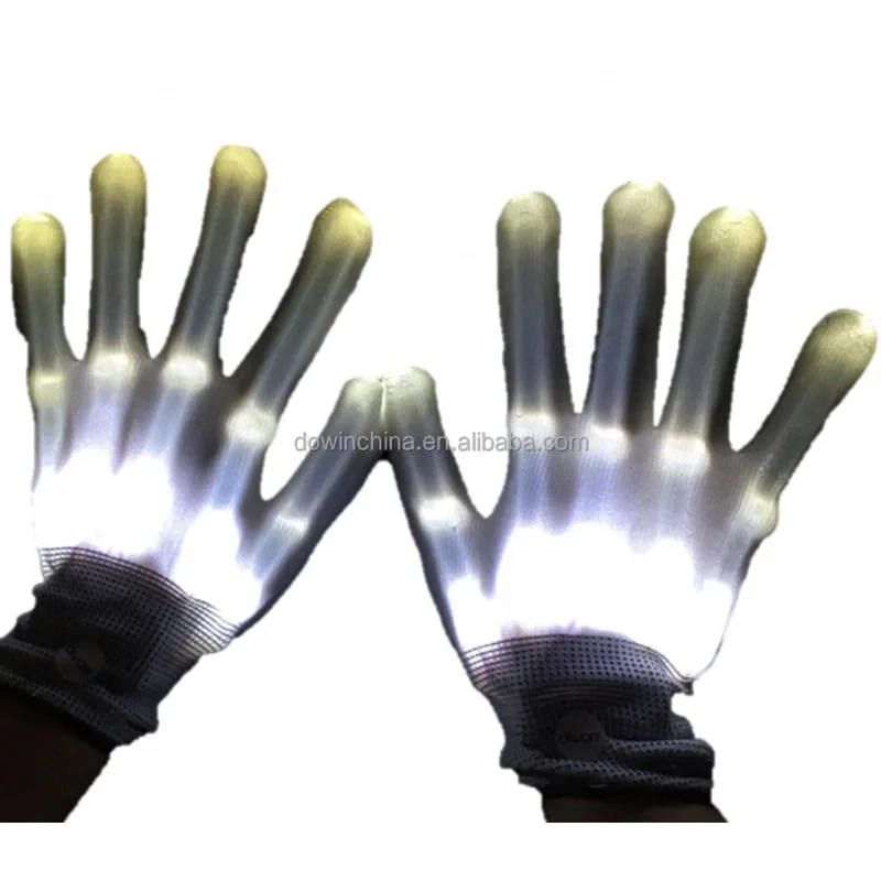 Halloween Skeleton LED Gloves Unisex Cotton Material with Light Show for Christmas Events Party Decorations 2413cm
Halloween Skeleton LED Gloves Unisex Cotton Material with Light Show for Christmas Events Party Decorations 2413cm