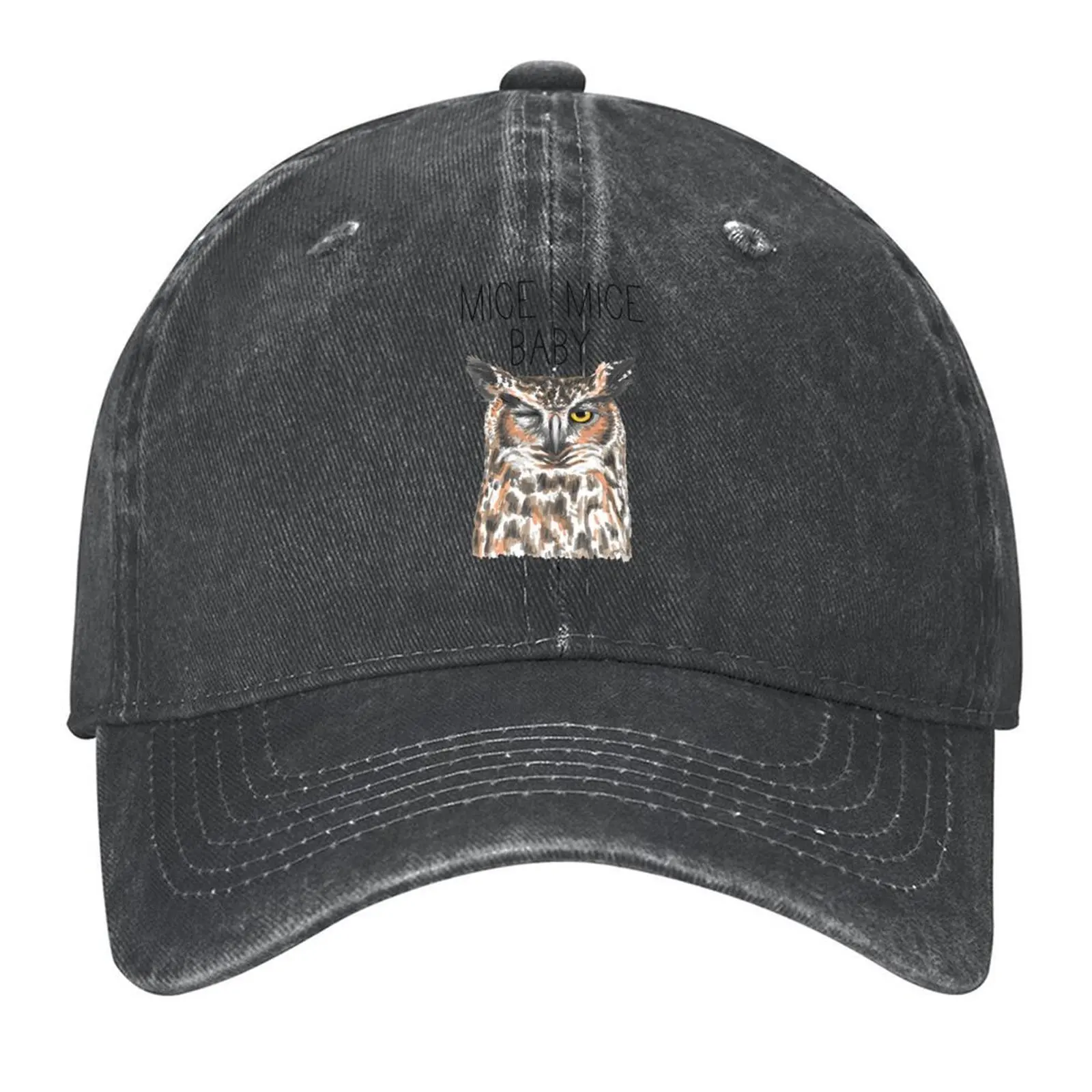 Mice Mice Baby (Great Horned Owl) Baseball Cap Unique hats Male hat Uv Protection Solar Hat Streetwear Men's Hats Women's
Mice Mice Baby (Great Horned Owl) Baseball Cap Unique hats Male hat Uv Protection Solar Hat Streetwear Men's Hats Women's