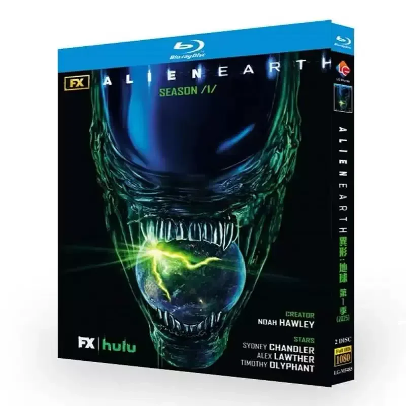 American TV Series Alien Earth Season 1 Blu-ray High Definition BD Disc CD Box with Chinese English and Traditional Japanese
American TV Series Alien Earth Season 1 Blu-ray High Definition BD Disc CD Box with Chinese English and Traditional Japanese