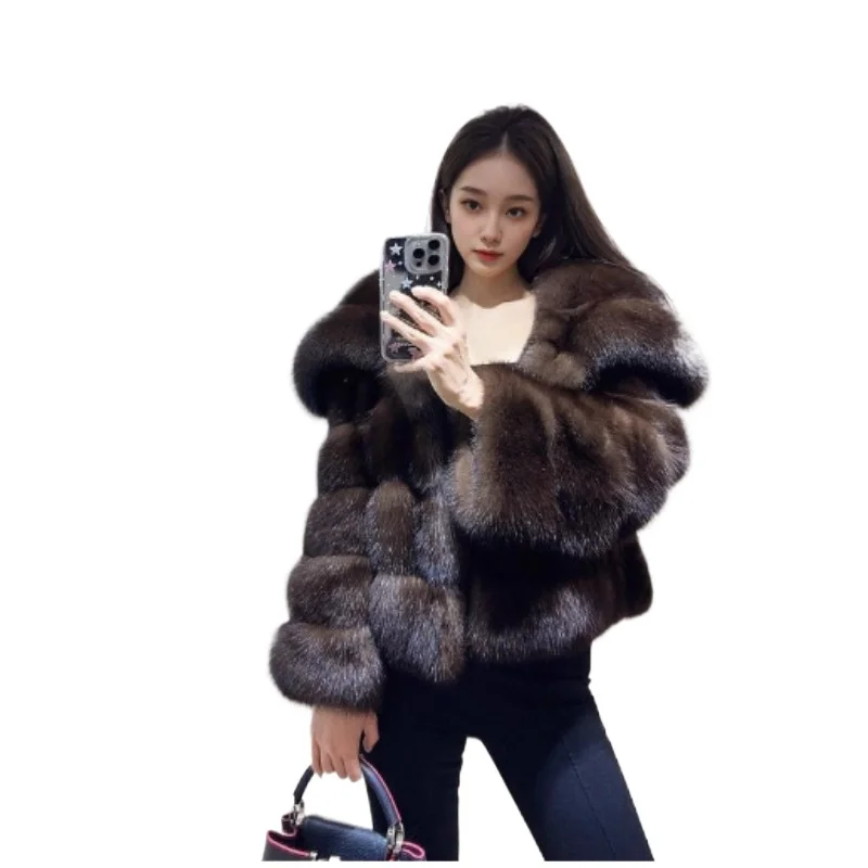 Fall and Winter New 2026 Fashionable Elegant Temperament Fashionable Casual Simple Large Lapel Lazy Versatile Faux Fur Jacket
Fall and Winter New 2026 Fashionable Elegant Temperament Fashionable Casual Simple Large Lapel Lazy Versatile Faux Fur Jacket