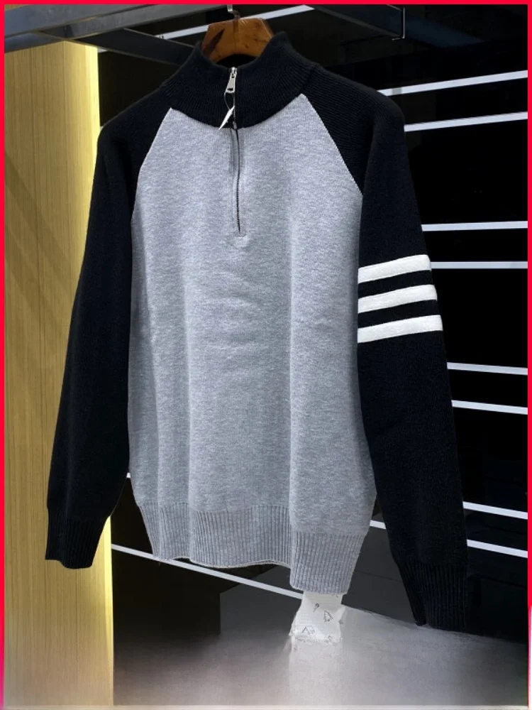 Мужской свитер свободного кроя с молнией, в стиле колор-блок, повседневный, осенне-зимний, комфортный, дышащий, теплый, из полиэстера
Мужской свитер свободного кроя с молнией, в стиле колор-блок, повседневный, осенне-зимний, комфортный, дышащий, теплый, из полиэстера