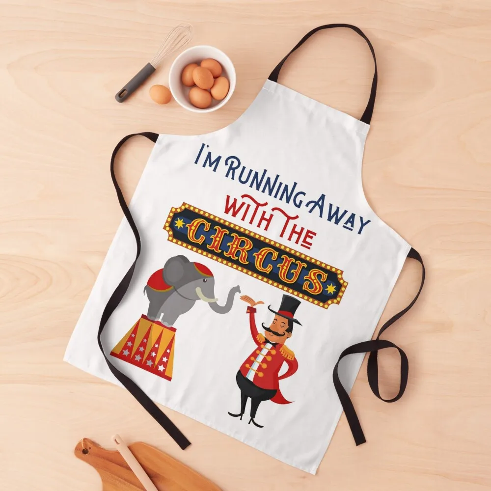 Running Away with the Circus: Ringmaster Elephant Act Apron Waterproof Kitchen Front waiter Apron
Running Away with the Circus: Ringmaster Elephant Act Apron Waterproof Kitchen Front waiter Apron