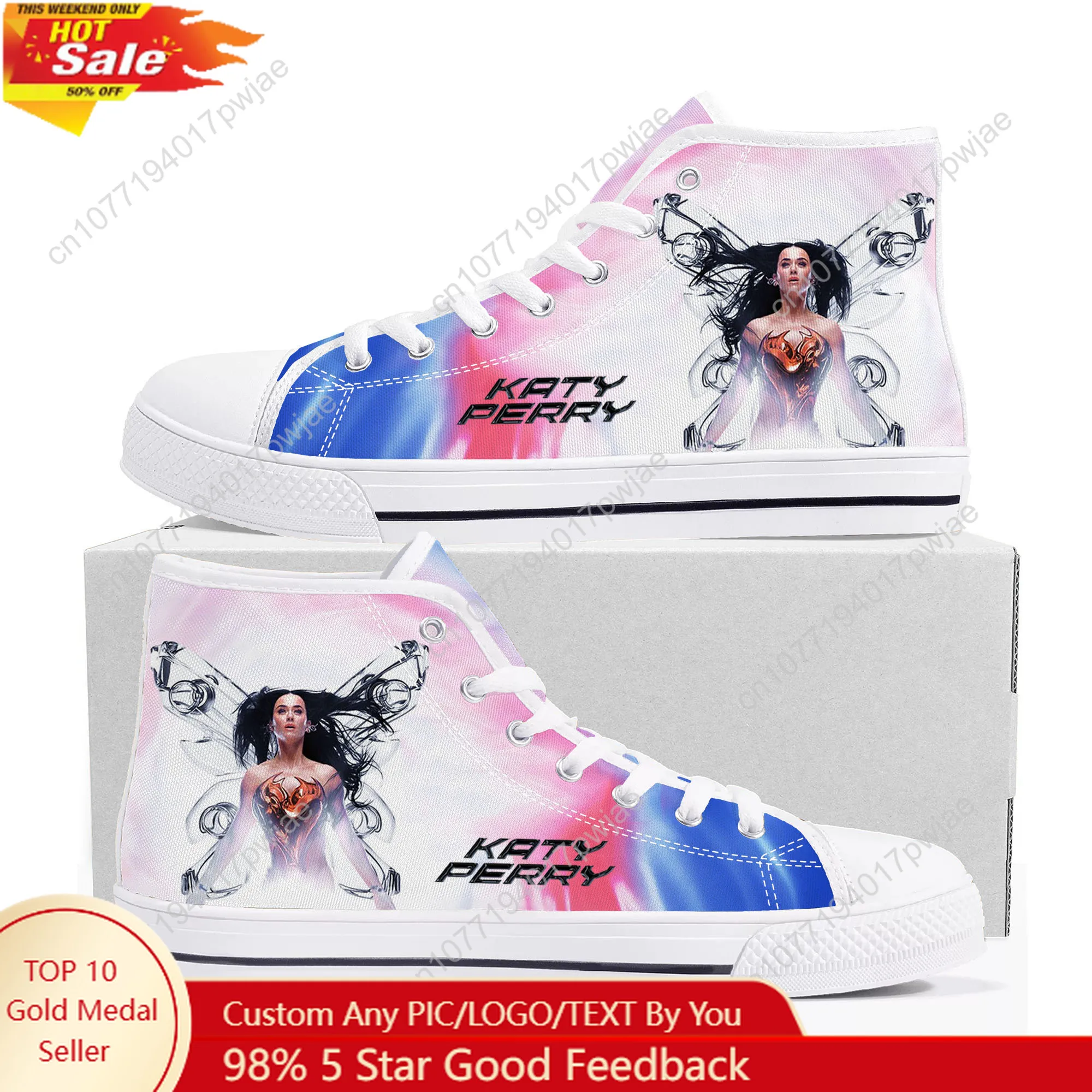 Katy Perry Singer High Top High Quality Sneakers Mens Womens Canvas Sneaker Ghana Hiking Fashion Casual Shoes Custom Shoes
Katy Perry Singer High Top High Quality Sneakers Mens Womens Canvas Sneaker Ghana Hiking Fashion Casual Shoes Custom Shoes