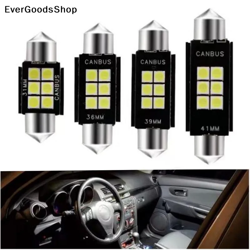 New Automotive LED License Plate Reading Light 31mm 36mm 39mm 41mm CSP 3030 Signal Lamp Canbus Bulb Light License Plate Lamp
New Automotive LED License Plate Reading Light 31mm 36mm 39mm 41mm CSP 3030 Signal Lamp Canbus Bulb Light License Plate Lamp