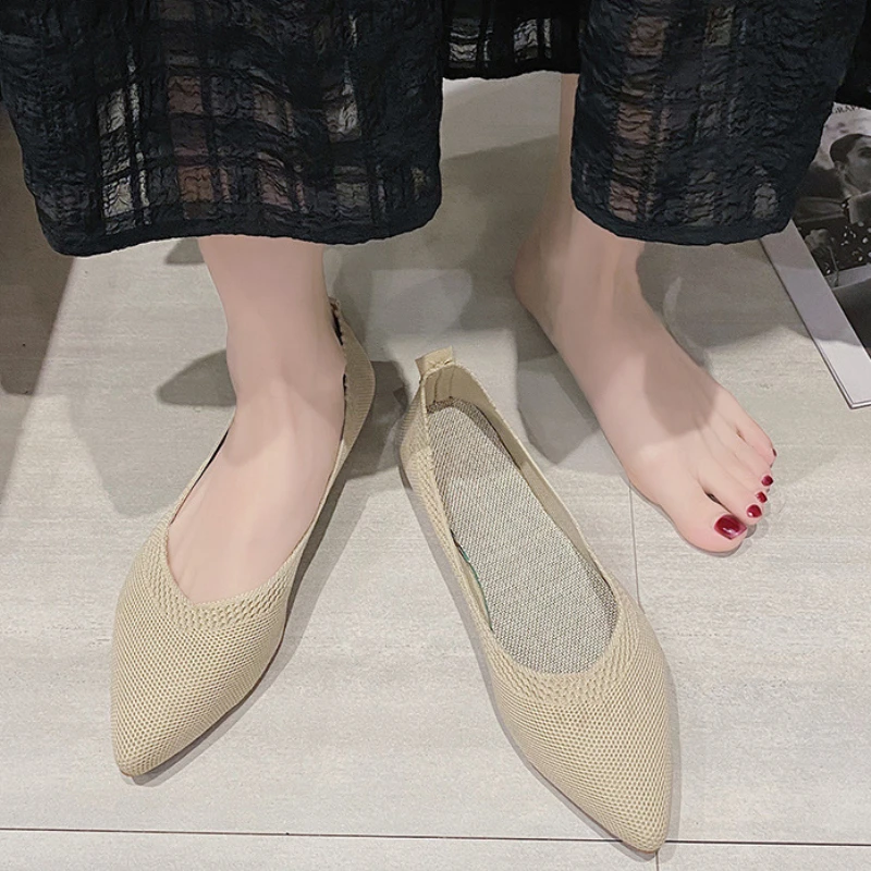Elegant Leopard Knitted Ballet Flats Woman Pointed Toe Mesh Moccasins Ladies Fashion Walking Loafers Slip-on Soft Driving Shoes
Elegant Leopard Knitted Ballet Flats Woman Pointed Toe Mesh Moccasins Ladies Fashion Walking Loafers Slip-on Soft Driving Shoes