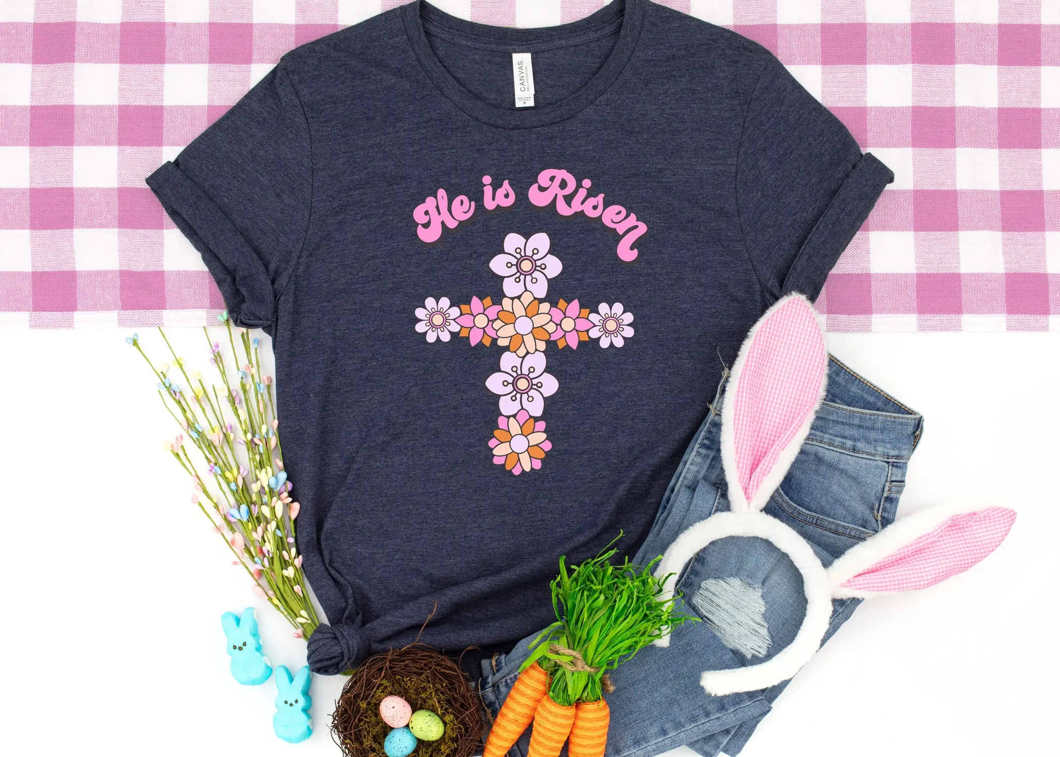 He is Risen T Shirt Christian Women Motivational Bible Verse Easter Outfit Holiday Clothing
He is Risen T Shirt Christian Women Motivational Bible Verse Easter Outfit Holiday Clothing