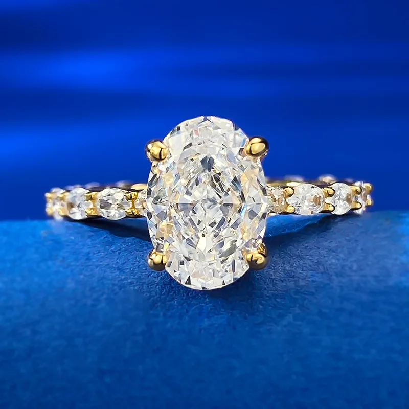 S925 Silver Fashion Luxury Internet Celebrity Same Style with High Carbon Zircon Inlay Elliptical 7 * 10 Ring
S925 Silver Fashion Luxury Internet Celebrity Same Style with High Carbon Zircon Inlay Elliptical 7 * 10 Ring
