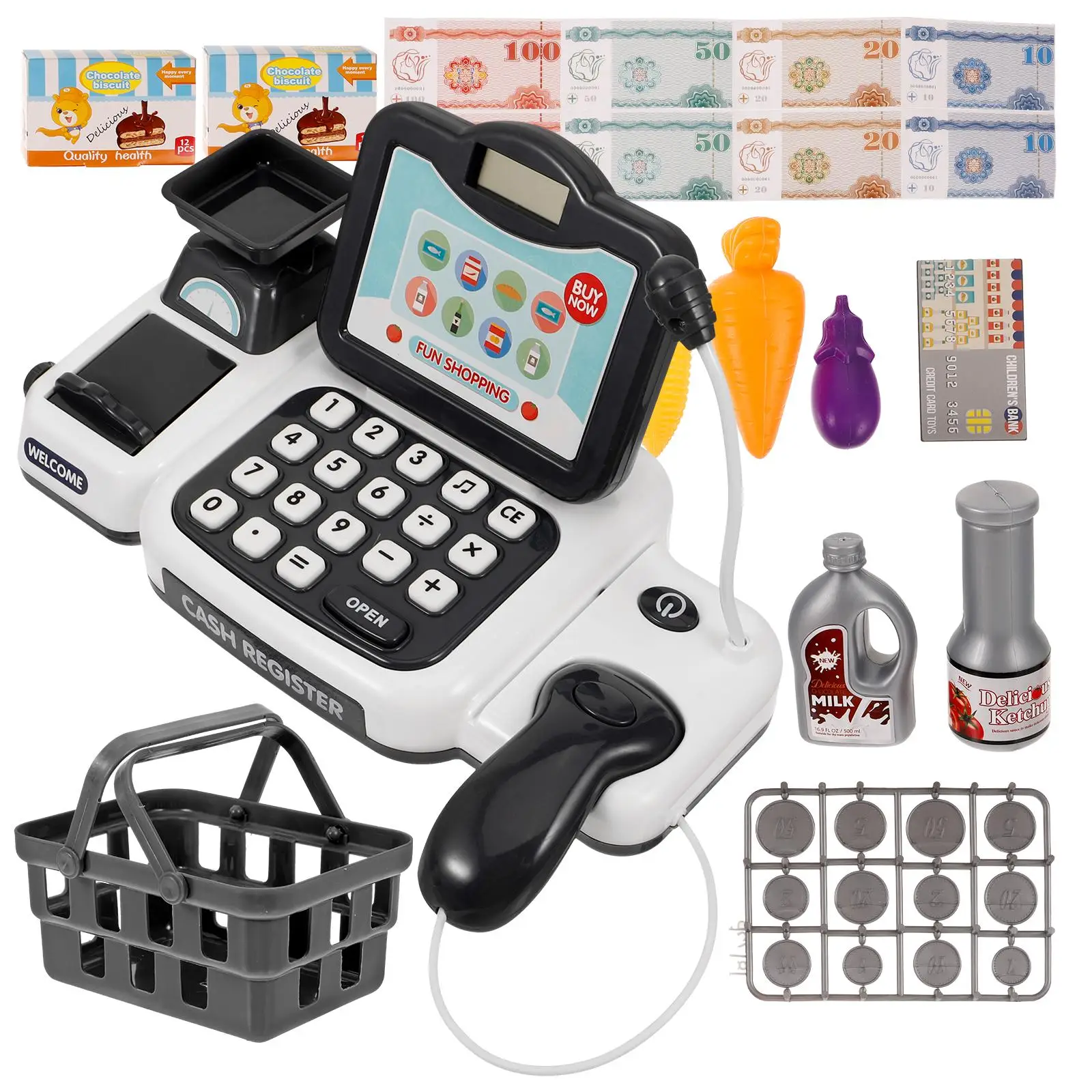 Cash Register Toy Toddlers Toys Cartoon Kid's Calculator Kids Pretend Birthday Gift Plastic Educational
Cash Register Toy Toddlers Toys Cartoon Kid's Calculator Kids Pretend Birthday Gift Plastic Educational