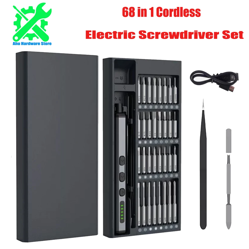 Многофункциональный набор электрических отверток 68 в 1, инструменты для прецизионного ремонта, магнитные биты Phillips TOrx для iPhone PC
Многофункциональный набор электрических отверток 68 в 1, инструменты для прецизионного ремонта, магнитные биты Phillips TOrx для iPhone PC