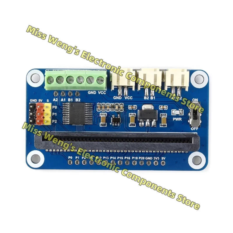 Драйвер двигателя для микро: бита, плата драйвера двигателя может управлять два двигателя постоянного тока и три платы расширения сервопривода.
Драйвер двигателя для микро: бита, плата драйвера двигателя может управлять два двигателя постоянного тока и три платы расширения сервопривода.