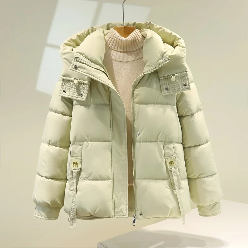 Женское зимнее свободное хлопковое пальто Thiened Padded Jaet с капюшоном Bread Sle, корейская версия, длинное свек или длина на молнии
Женское зимнее свободное хлопковое пальто Thiened Padded Jaet с капюшоном Bread Sle, корейская версия, длинное свек или длина на молнии