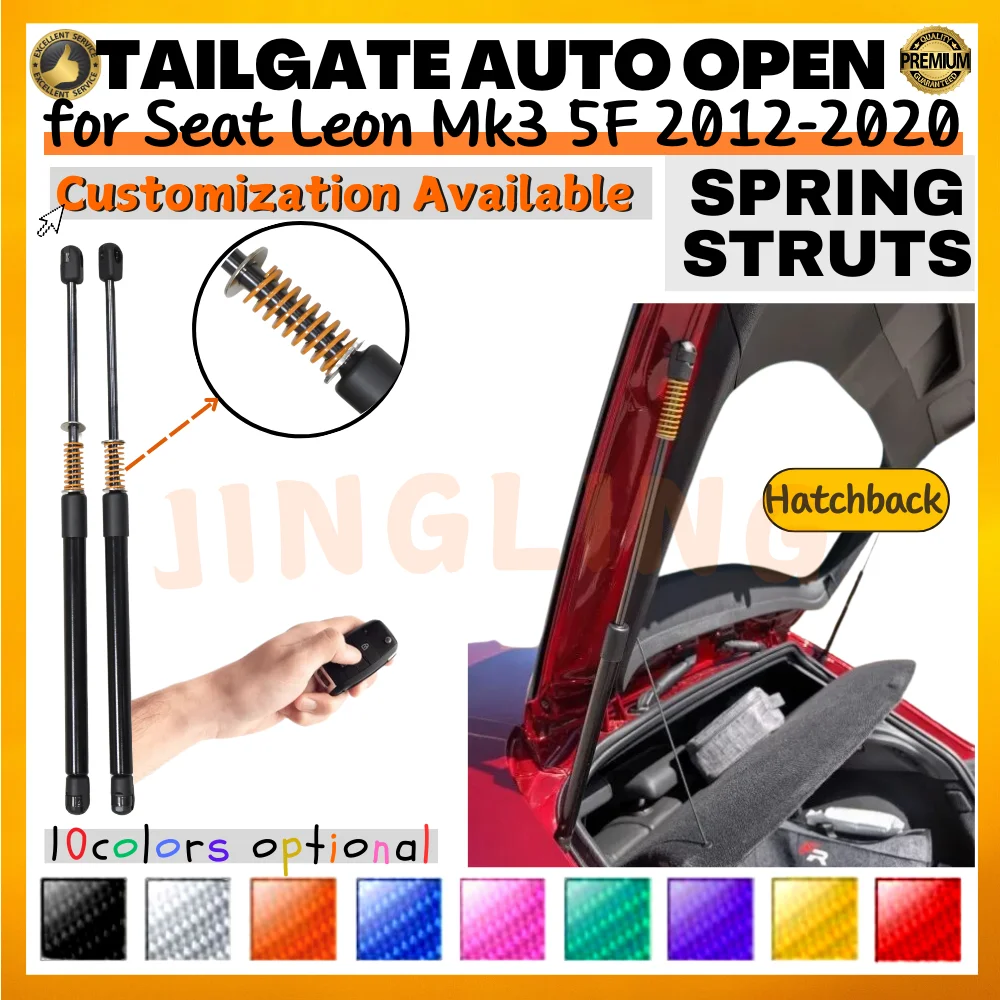 Qty(2) Trunk Struts with Spring for Seat Leon Mk3 5F Hatchback 2012-2020 Rear Tailgate Boot Lift Supports Shock Absorbers
Qty(2) Trunk Struts with Spring for Seat Leon Mk3 5F Hatchback 2012-2020 Rear Tailgate Boot Lift Supports Shock Absorbers