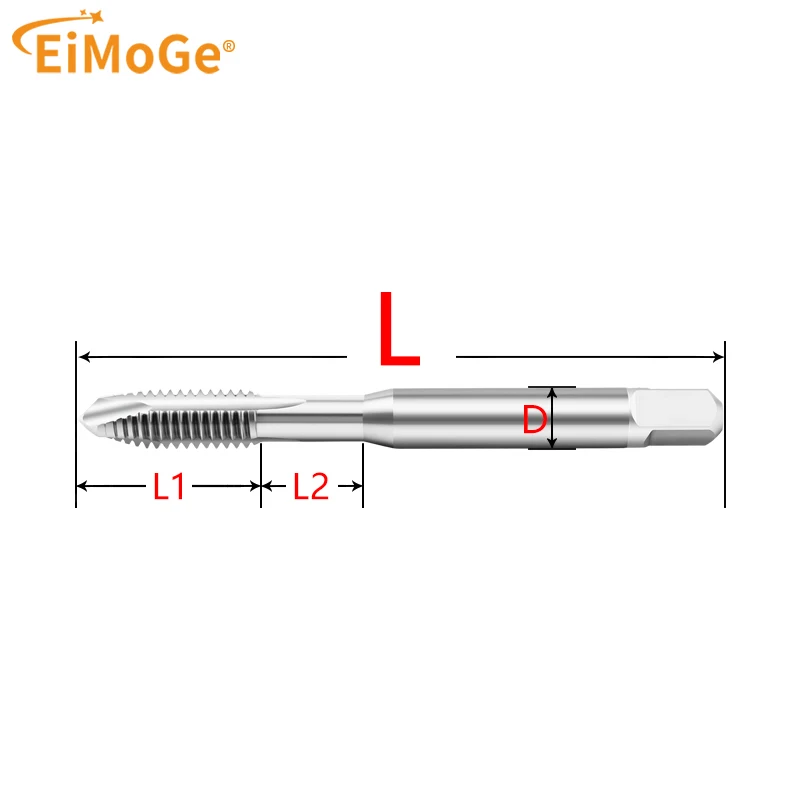 Метрический спиральный метчик EiMoGe HSSE JIS с коническим концом M12X1.75 M14X2 M16X2 M18X2.5 для машинной нарезки мелкой резьбы M12M14M16M18M20M22M24M30
Метрический спиральный метчик EiMoGe HSSE JIS с коническим концом M12X1.75 M14X2 M16X2 M18X2.5 для машинной нарезки мелкой резьбы M12M14M16M18M20M22M24M30