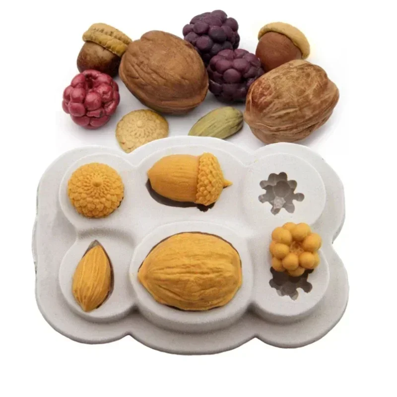 5pcs Top Quality Christmas Nuts Silicone Sugarcraft Mold for Cupcake Baking Fondant Cake Decorating Tool
5pcs Top Quality Christmas Nuts Silicone Sugarcraft Mold for Cupcake Baking Fondant Cake Decorating Tool