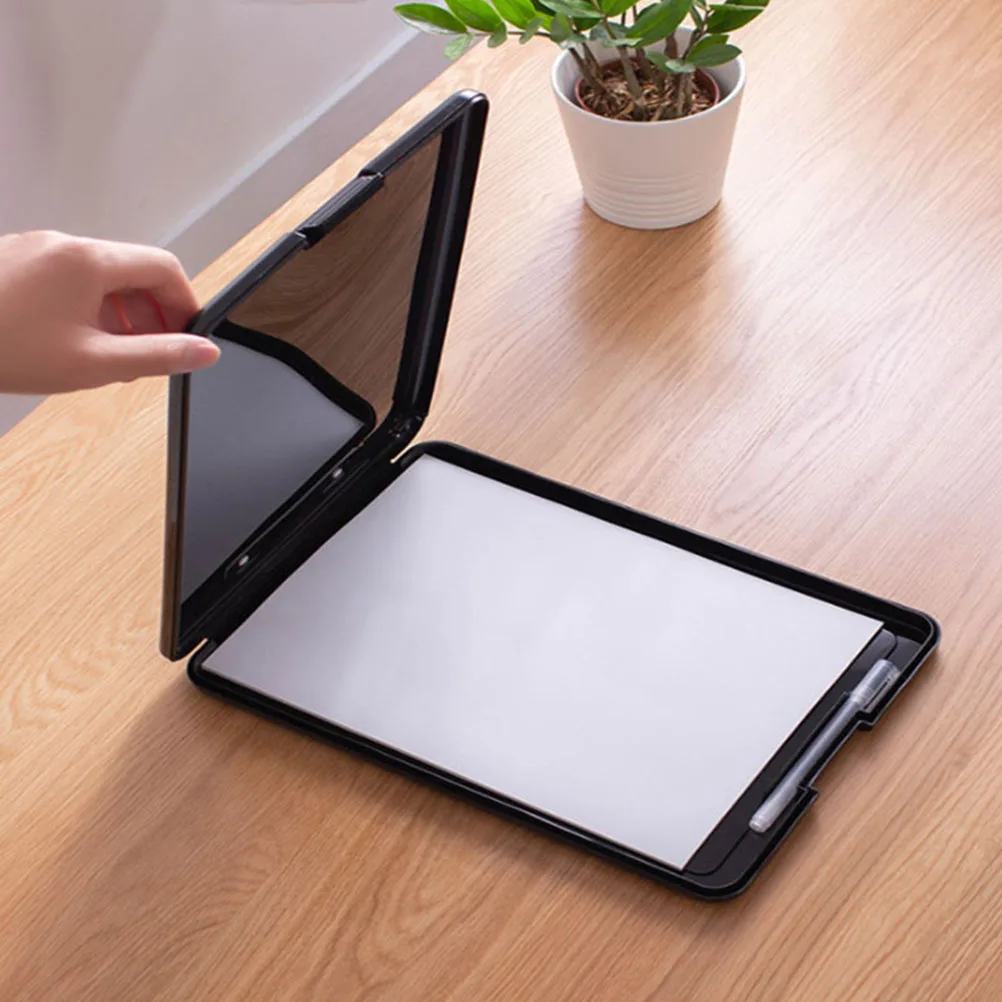 File Storage Box Folder A4 Paper Holder Clip Board Multifunction Clipboard Office
File Storage Box Folder A4 Paper Holder Clip Board Multifunction Clipboard Office