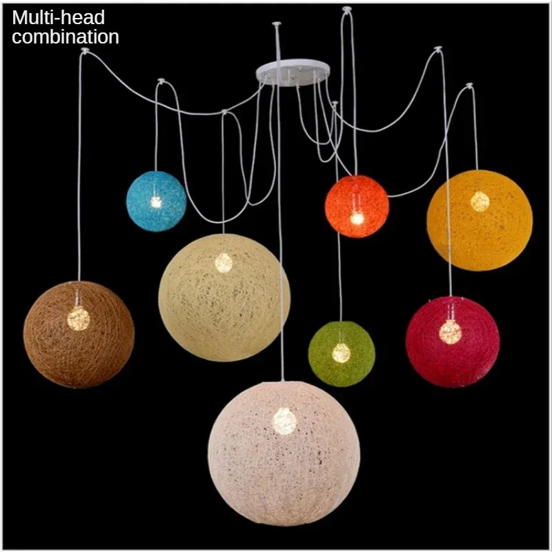 Random Light Simple Rattan Ball Pendant Light Natural handmade twine vines ball lights Restaurant Bar Lighting
Random Light Simple Rattan Ball Pendant Light Natural handmade twine vines ball lights Restaurant Bar Lighting
