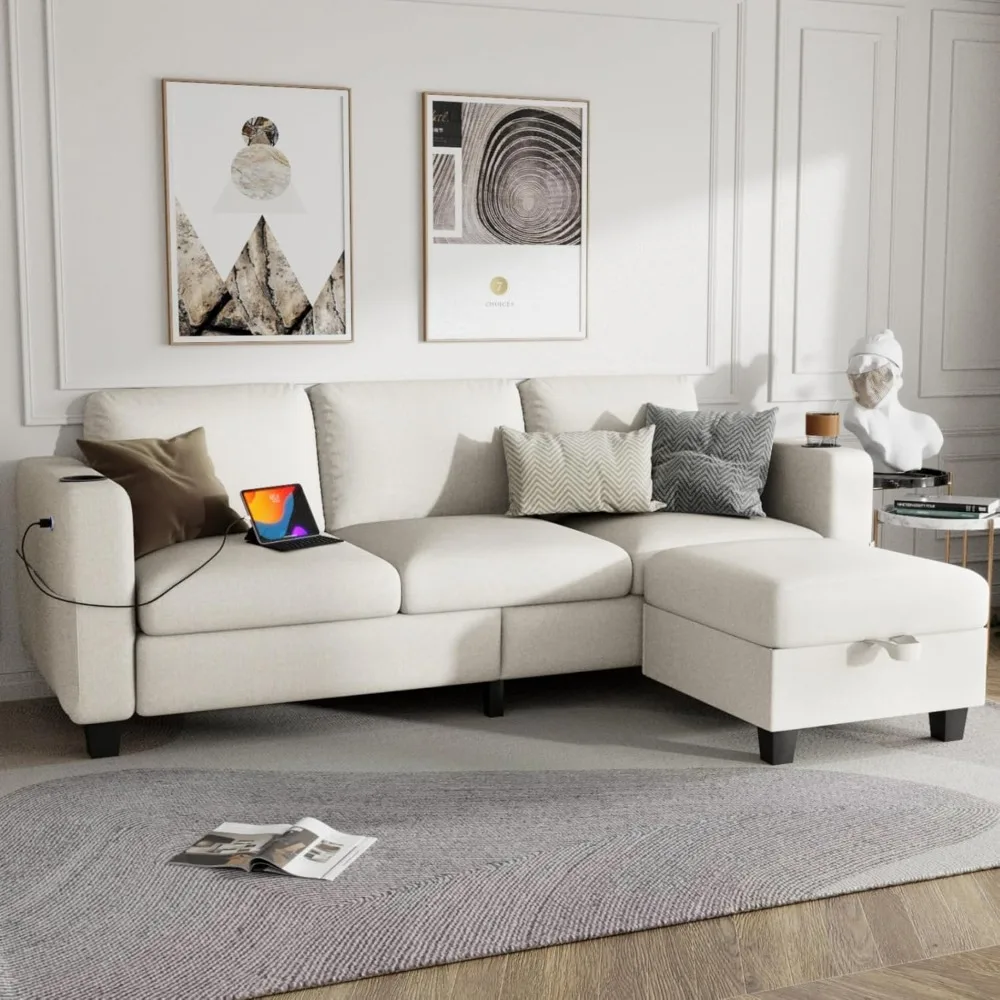 Couches for Living Room - Sectional Sofa L Shaped Cloud Couch-Small Modular 3 Seat-with Storage Deep Seat Sofa,Washable Covers-S
Couches for Living Room - Sectional Sofa L Shaped Cloud Couch-Small Modular 3 Seat-with Storage Deep Seat Sofa,Washable Covers-S