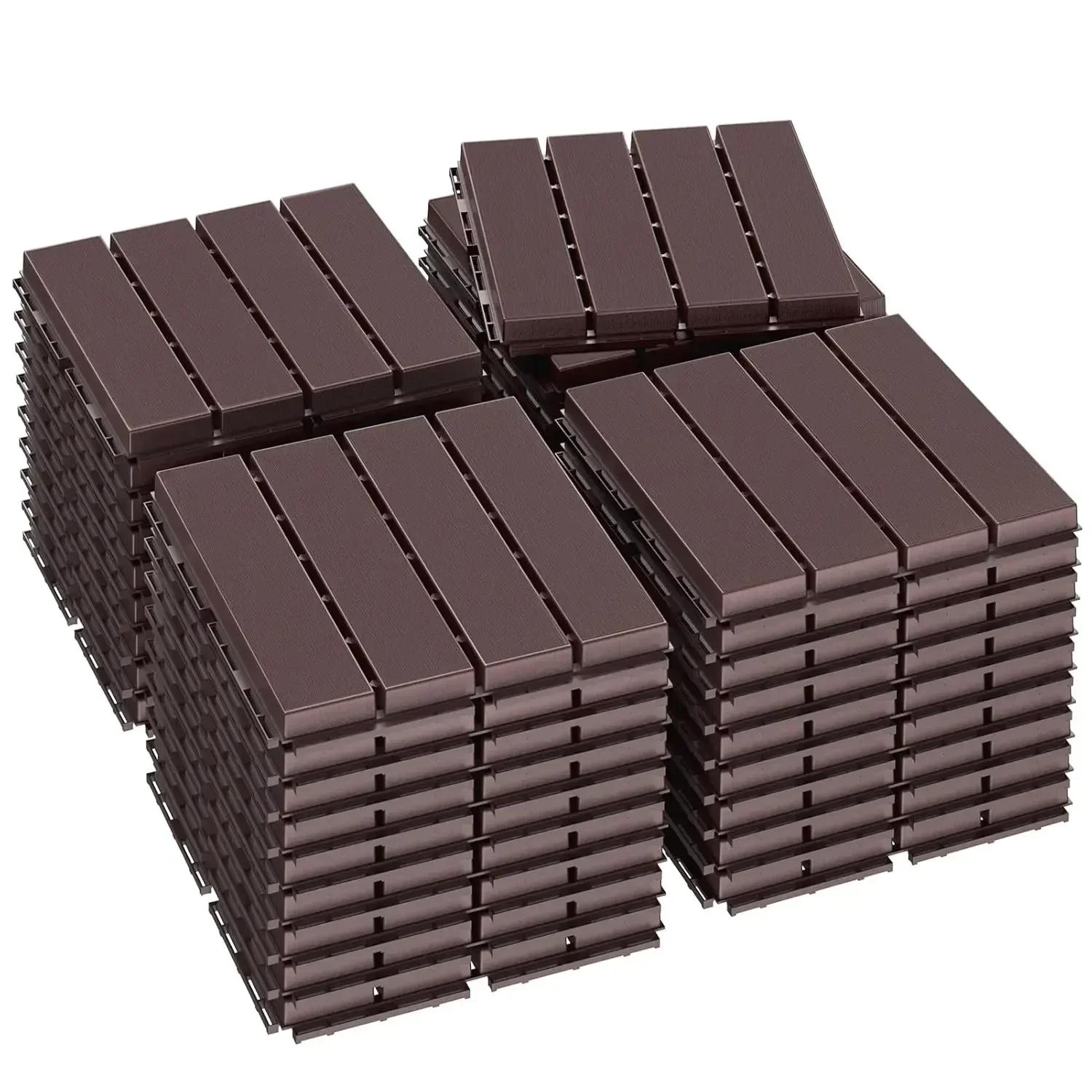 Plastic Interlocking Deck Tiles, 36 Pack Balcony Flooring, 12"x12" Waterproof Outdoor Flooring All Weather Use
Plastic Interlocking Deck Tiles, 36 Pack Balcony Flooring, 12"x12" Waterproof Outdoor Flooring All Weather Use