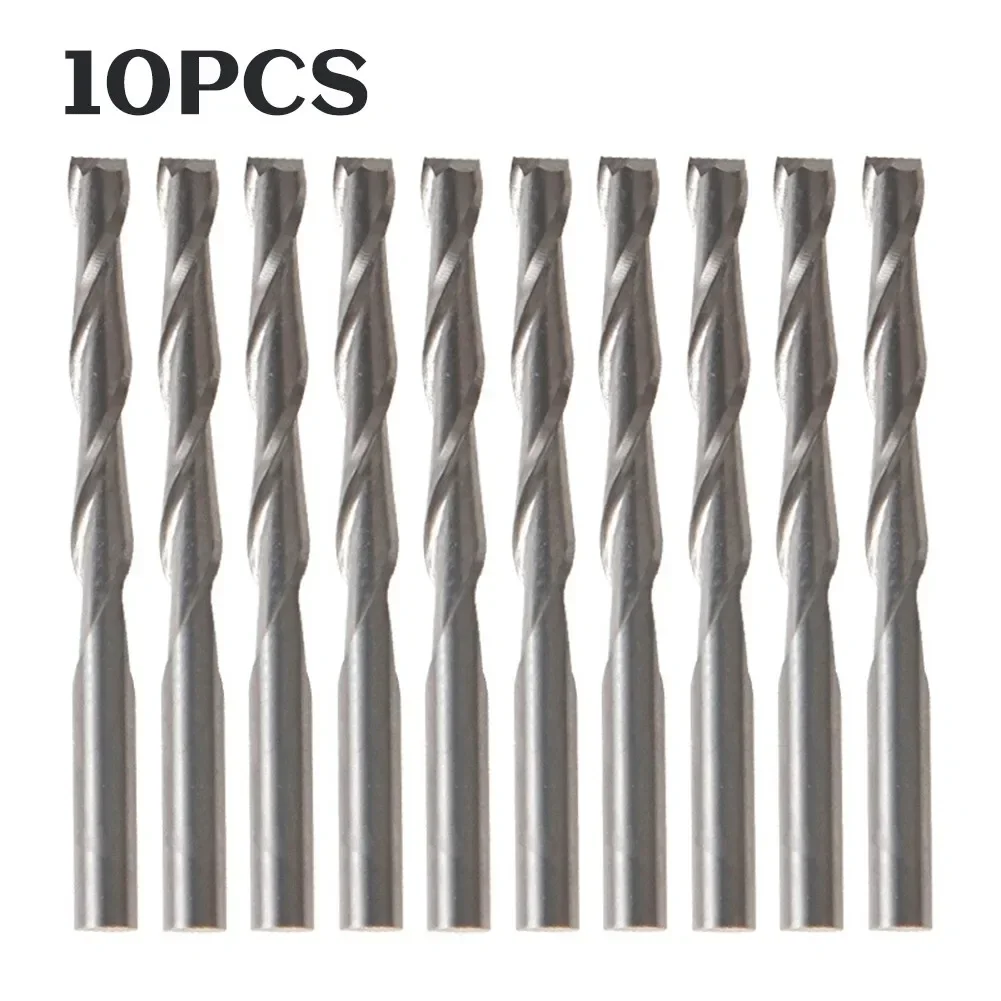 10pcs 3.175mm 2 Flute CNC Compression Milling Cutter Woodwork Down Cut Spiral Carbide Milling Tool Router End Mill Cutter Bits
10pcs 3.175mm 2 Flute CNC Compression Milling Cutter Woodwork Down Cut Spiral Carbide Milling Tool Router End Mill Cutter Bits