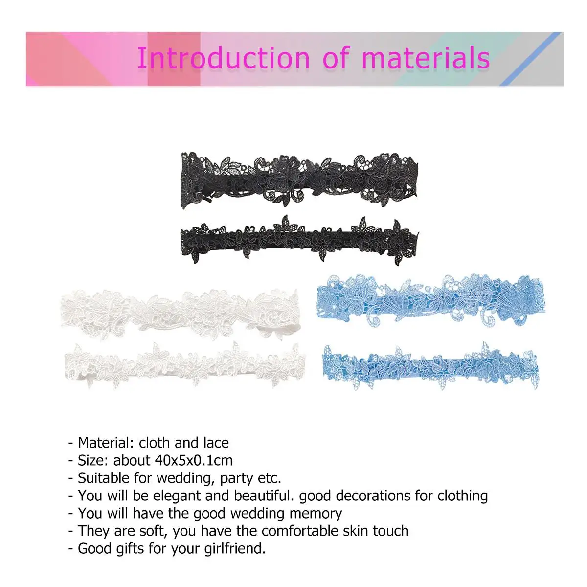 Lace Garter Women Bridal Rhinestones Wedding Leg Band Blue Sky Flower Garters Lace Garter Soft Elegant Gifts
Lace Garter Women Bridal Rhinestones Wedding Leg Band Blue Sky Flower Garters Lace Garter Soft Elegant Gifts