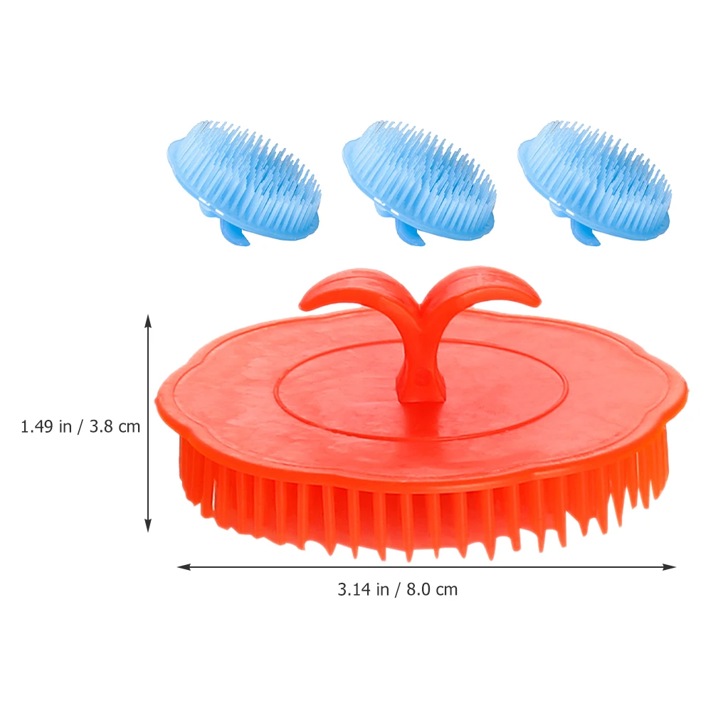 4pcs Shampoo Brush Scalp Massager Hair Scrubber for Dandruff Deep Cleansing Head Exfoliator Shower Comb Lightweight Anti
4pcs Shampoo Brush Scalp Massager Hair Scrubber for Dandruff Deep Cleansing Head Exfoliator Shower Comb Lightweight Anti