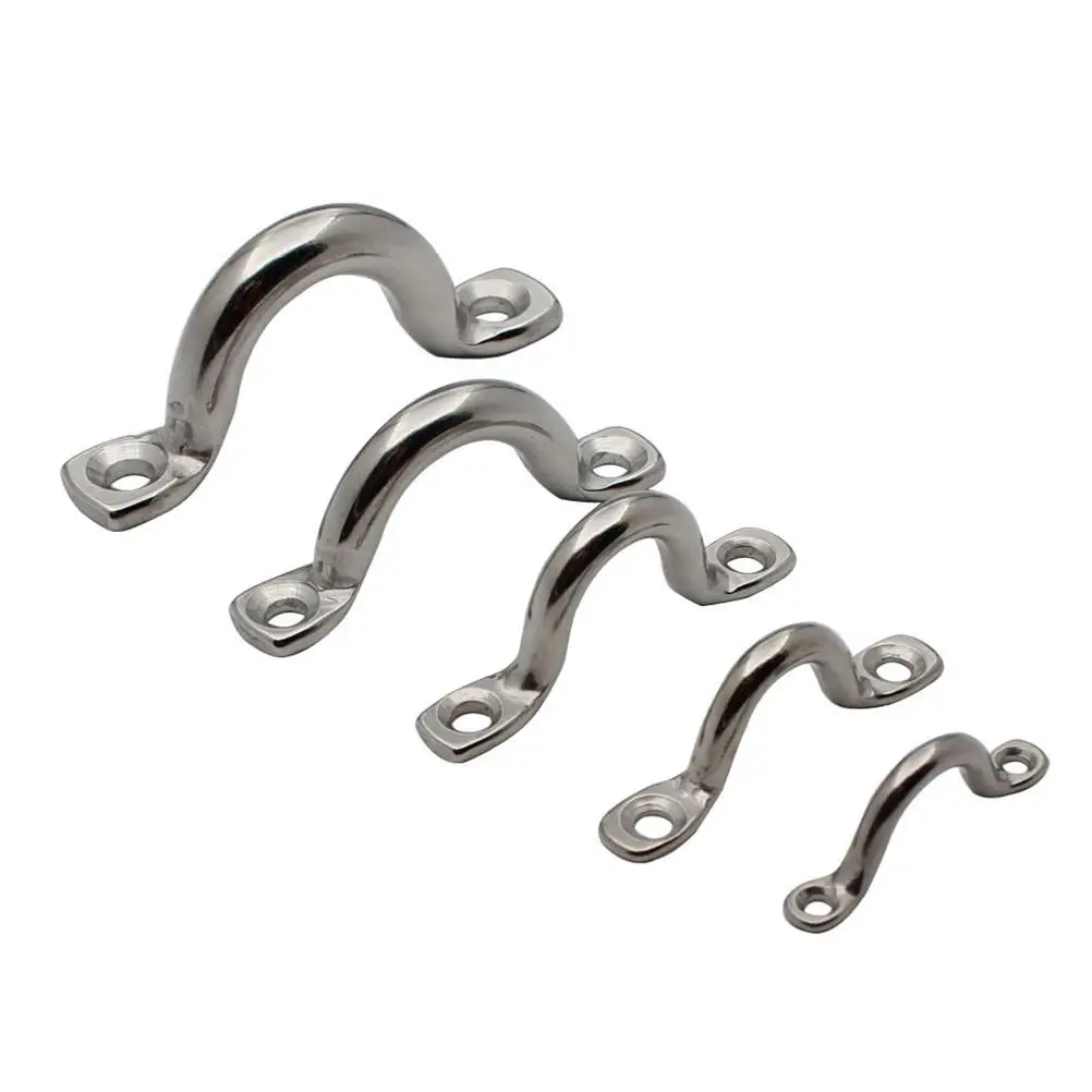 15 Pcs Plate Staple Ring Hook Saddle Clip Boat Handles Bimini Pad Eye Loop Marine
15 Pcs Plate Staple Ring Hook Saddle Clip Boat Handles Bimini Pad Eye Loop Marine