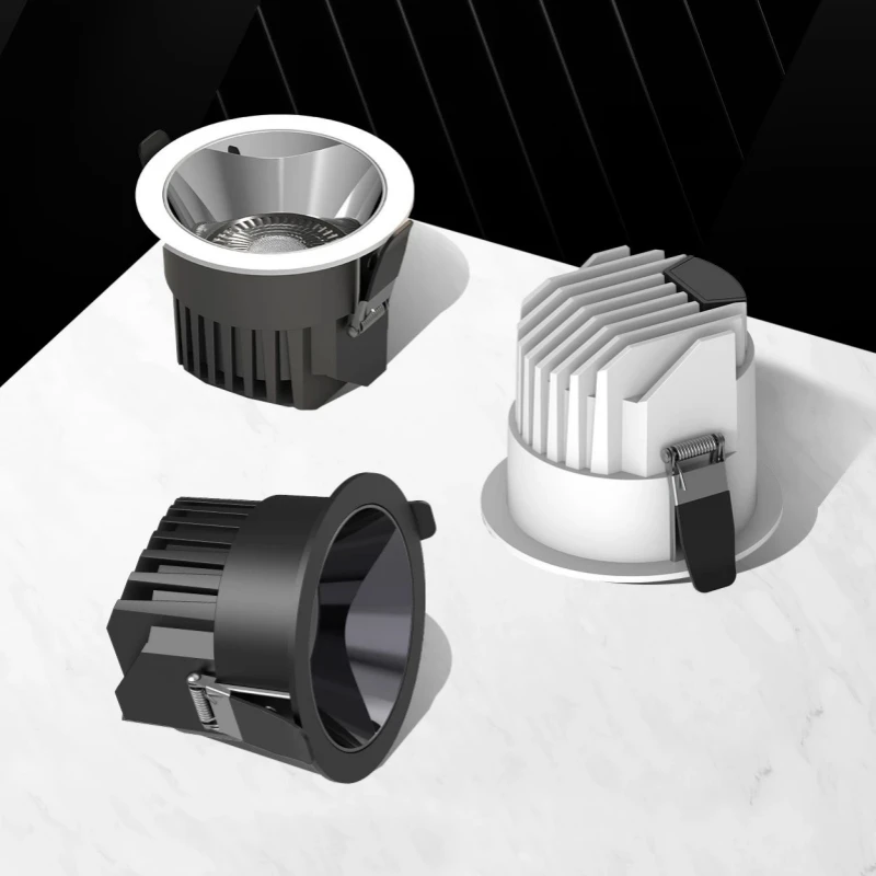 Embedded anti-glare LED COB downlight 10W - 24W ceiling light spotlight AC85-265V home living room bedroom shopping mall hotel
Embedded anti-glare LED COB downlight 10W - 24W ceiling light spotlight AC85-265V home living room bedroom shopping mall hotel