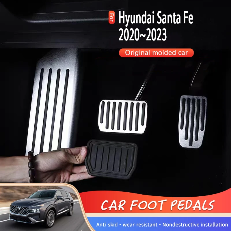 Комплект накладок на автомобильные педали для Hyundai Santa Fe TM 2020 2021 2022
Комплект накладок на автомобильные педали для Hyundai Santa Fe TM 2020 2021 2022