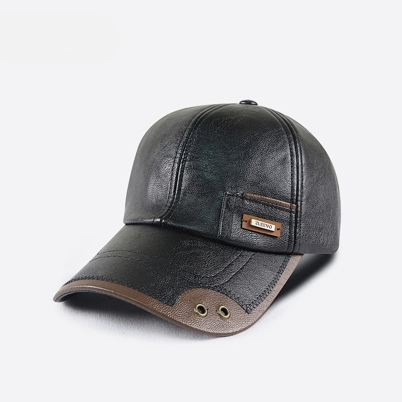 Autumn and Winter new PU leather baseball cap fashion stitching and brushed middle-aged and elderly peaked cap
Autumn and Winter new PU leather baseball cap fashion stitching and brushed middle-aged and elderly peaked cap