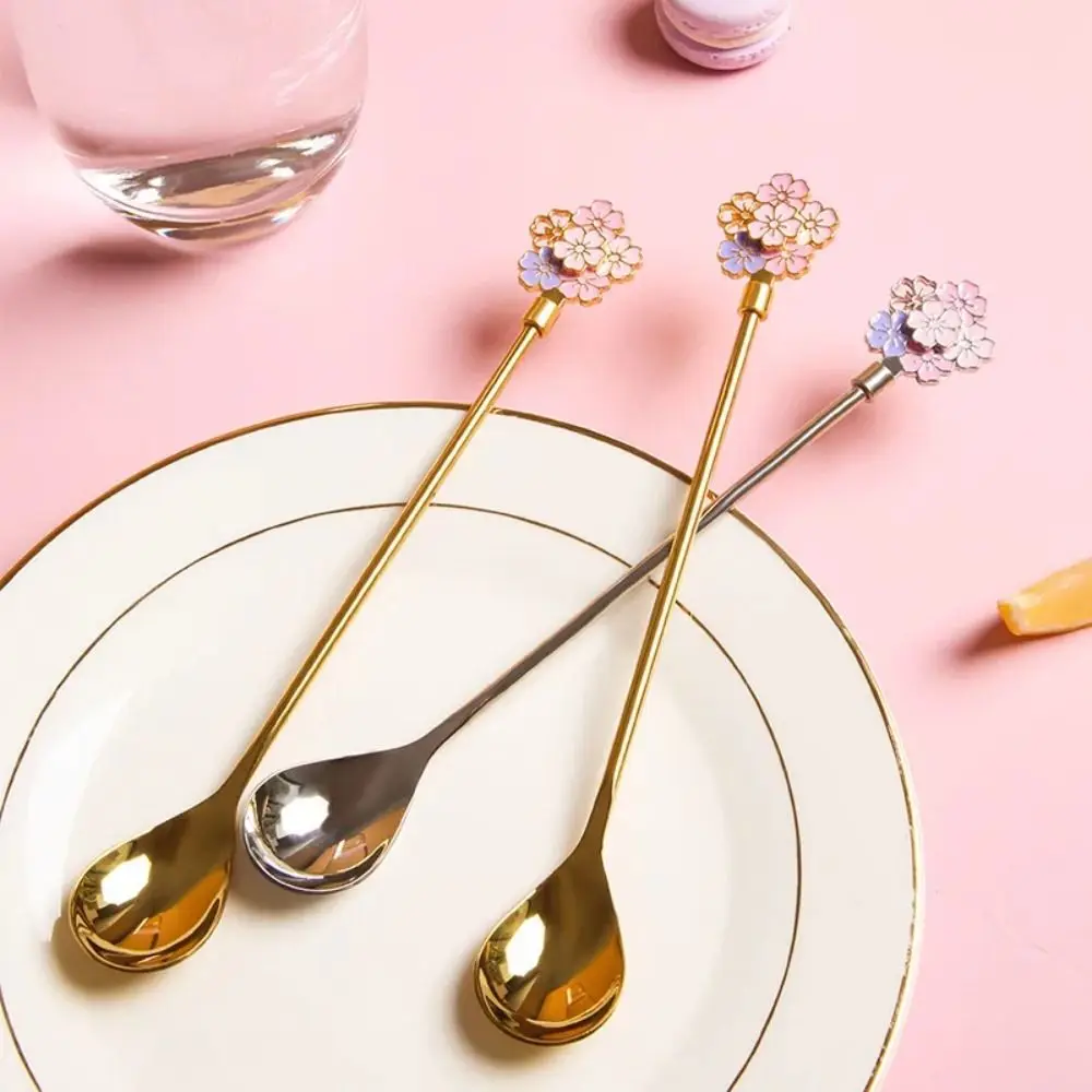 Cherry Blossoms Coffee Dessert Spoon 304 Stainless Steel Creative Tea Spoon Gold Silver Espresso Spoon Cocktail
Cherry Blossoms Coffee Dessert Spoon 304 Stainless Steel Creative Tea Spoon Gold Silver Espresso Spoon Cocktail
