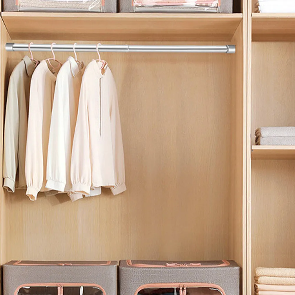 Телескопическая штанга для гардероба из нержавеющей стали, регулируемая выдвижная вешалка для одежды, многофункциональная направляющая для шкафа без сверления
Телескопическая штанга для гардероба из нержавеющей стали, регулируемая выдвижная вешалка для одежды, многофункциональная направляющая для шкафа без сверления