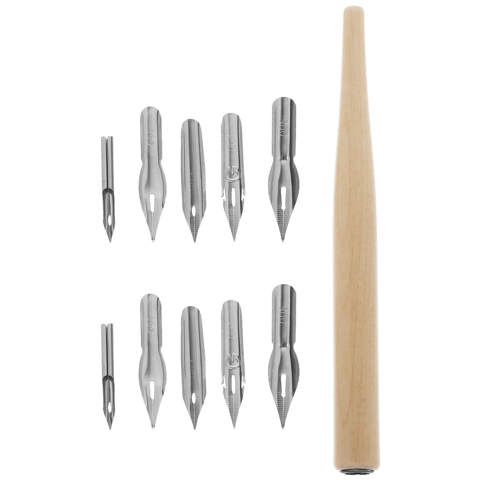 1Set Wooden Dip Pen Nibs Set Replaceable Stainless Steel Tips for Writing Drawing Sketching Signing Artist Supplies
1Set Wooden Dip Pen Nibs Set Replaceable Stainless Steel Tips for Writing Drawing Sketching Signing Artist Supplies