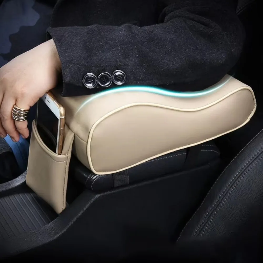 New Leather Car Armrest Pad Universal Mobile Phone Holder Armrest Pillow with Pocket Armrest Cushion Car Interior
New Leather Car Armrest Pad Universal Mobile Phone Holder Armrest Pillow with Pocket Armrest Cushion Car Interior