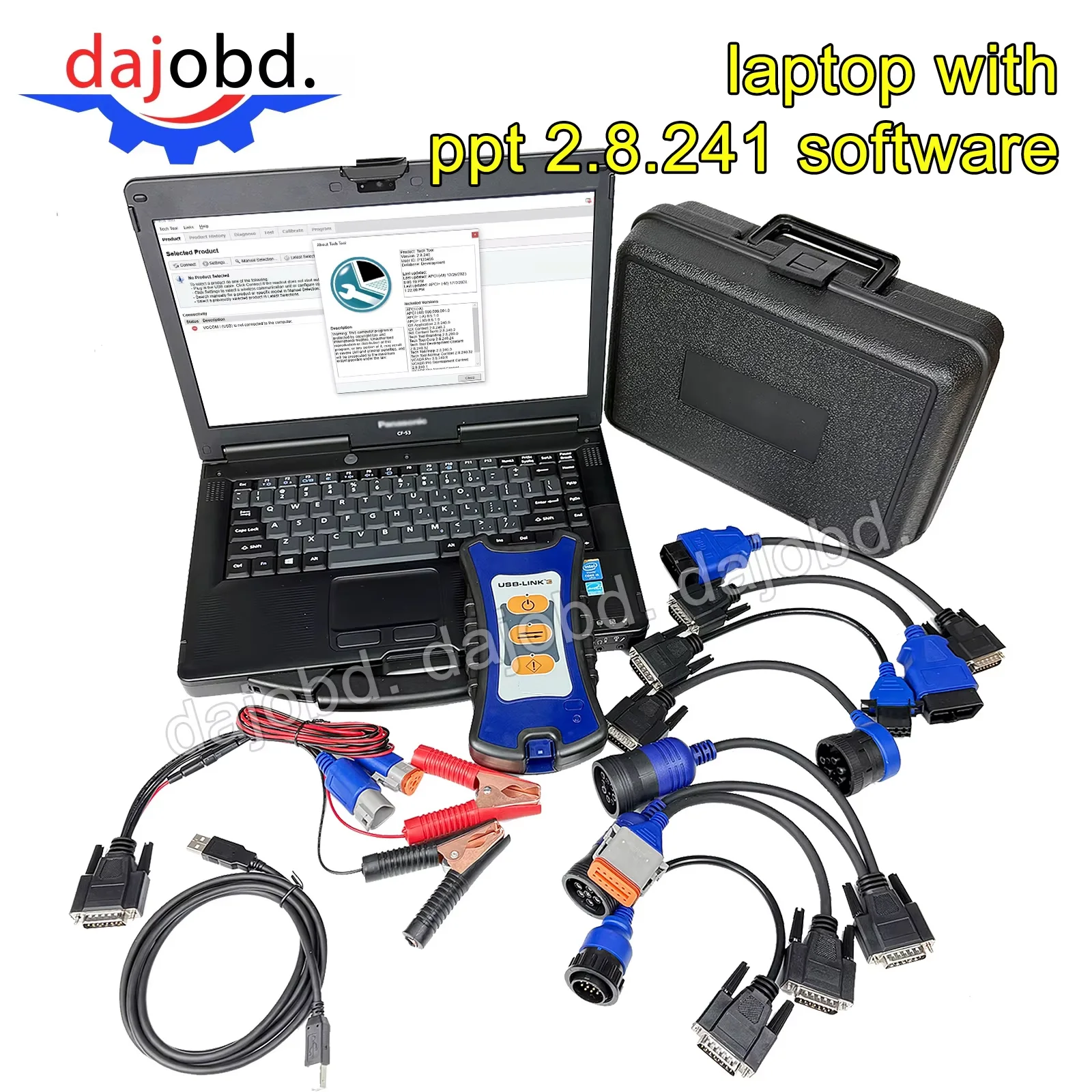 Ноутбук CF54 с программным обеспечением PPT 2.8.241, полный комплект NEXIQ3 BT LINK, диагностический прибор для грузовиков и легковых автомобилей NEXIQ 3
Ноутбук CF54 с программным обеспечением PPT 2.8.241, полный комплект NEXIQ3 BT LINK, диагностический прибор для грузовиков и легковых автомобилей NEXIQ 3