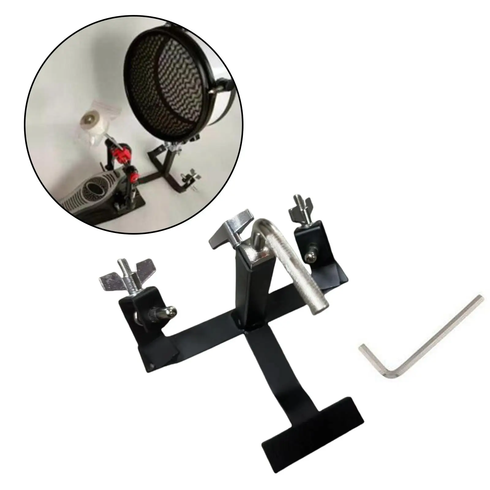 Pedal Cowbell Bracket Drum Cymbal Stand for Practice Room Drum Kit Concert
Pedal Cowbell Bracket Drum Cymbal Stand for Practice Room Drum Kit Concert