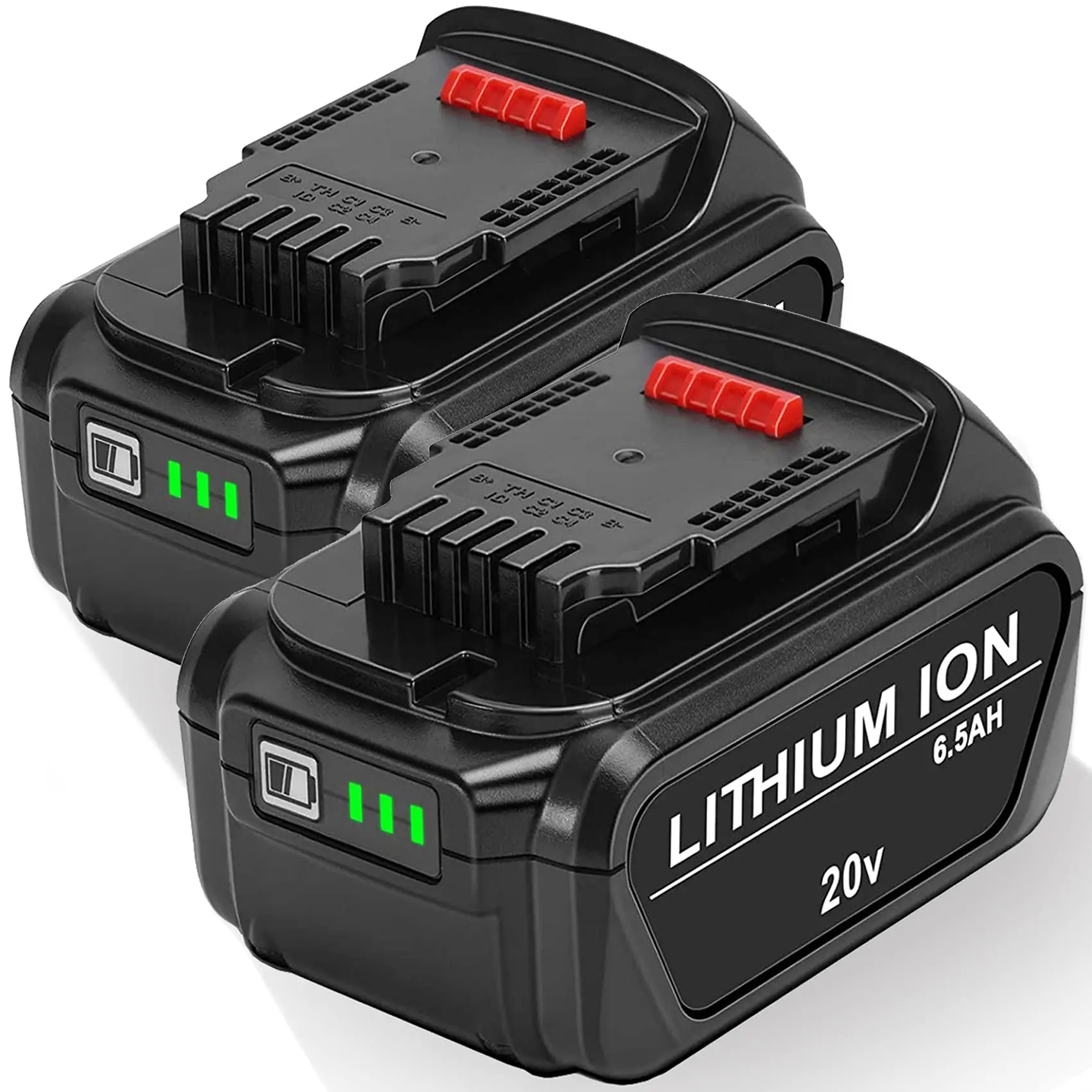 2 Pack 6.5Ah Replace Battery Compatible for DeWalt 20V MAX Battery DCB200 DCB204 DCB206 DCB206-2 DCB201 DeWalt Battery Tool
2 Pack 6.5Ah Replace Battery Compatible for DeWalt 20V MAX Battery DCB200 DCB204 DCB206 DCB206-2 DCB201 DeWalt Battery Tool